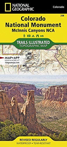 Colorado National Monument [McInnis Canyons National Conservation Area] (National Geographic Trails Illustrated Map, 208)