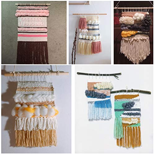Foccts USXL333 Wooden Multi-Craft Weaving Loom Large Frame 9.84 X 15.35 X 1.3Inch, Tapestry Loom Wooden Weaving Loom Creative Diy Weaving Art For Kids thumb #6