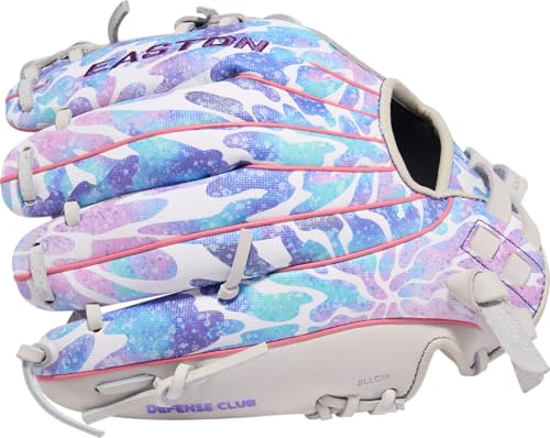 Easton | Elite Series Fastpitch Softball Glove | Morgan Stuart Model | 11.5" | RHT | Pro I Web | White/Tie Dye - image 5