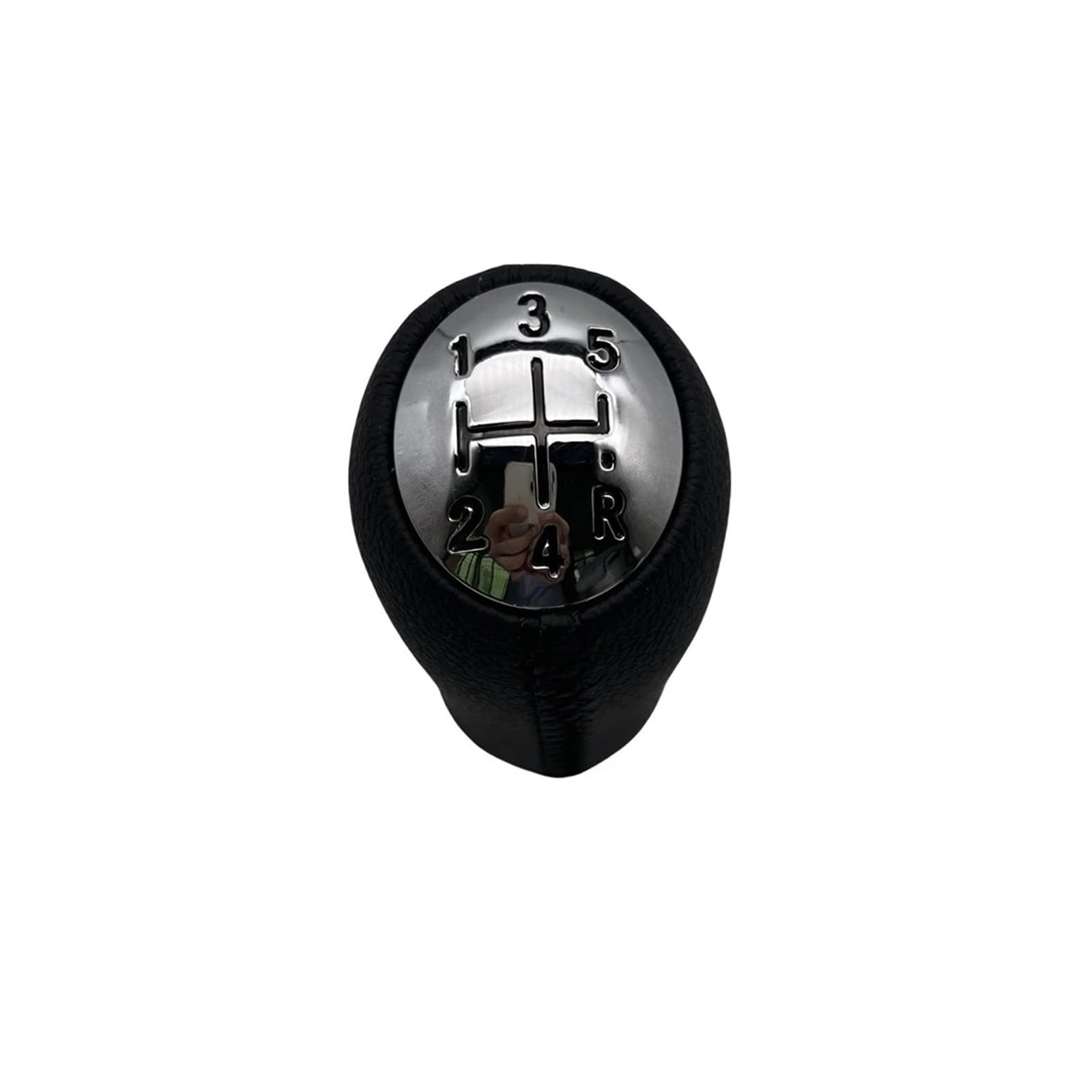Pybycegnzk Black Line Car Interior Accessories For Megane Ii 2002-2009 Gear Shift Knob Stick Head Car Lever Handle 5 Speed(Black Line)