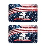 Mnsruu Imanes decorativos para nevera con bandera americana, imanes