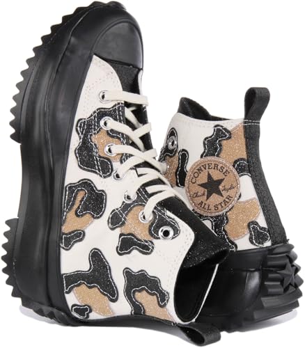 Converse Run Star Hike Hi Women's Lace Up Canvas Platform Trainers4