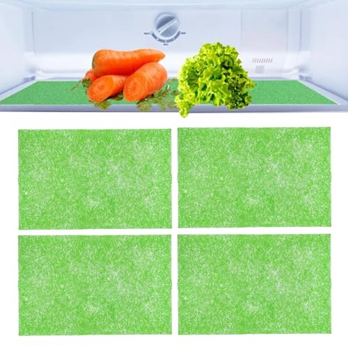 manhegari Plantillas para el frigorífico, 4 piezas lavables y cortables, cajones e inserción, para congelador, despensa, apartamento, hogar, organización, almacenamiento diario, cocina