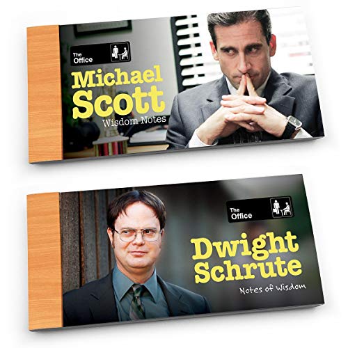 Papersalt The Office Merchandise Dwight Schrute and Michael Scott Wisdom Notes Funny Quotes from The...