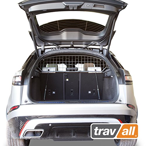 Travall Dog Guard for Range Rover Velar (2017-2023) Tailored Fit Luggage Barrier Load Seperator Heavy Duty Powder Coated Steel Pet Barrier Mesh Cage Car Seat Compatible - Image 4