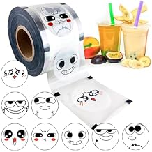 ALDKitchen Cup Sealing Film | Seals 3304 Cups per Roll | 90mm-105mm | Compatible with PP, PET and Paper Cups 1, Black and White