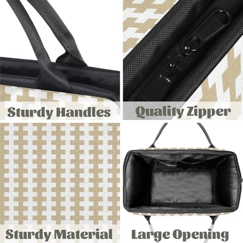 Overnight Weekender Bag for Women Men Pattern Art Brown Waterproof Carry On Travel Duffel Bags with Zipper Lightweight Sports Gym Bag Luggage Workout Handle Bags for Traveling Yoga Camping4