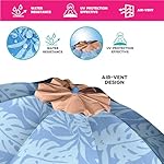 Roxy Beach Umbrella with UV 50+ Sun Protection – Adjustable Tilt, Windproof Design, Lightweight Portable Umbrella with Carry Bag – Perfect for Beach, Patio, or Outdoor Use - Image 5