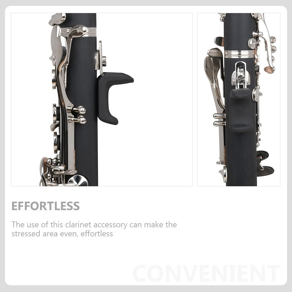 ifundom Klarinette Daumenruhe 5Er Set Aus Silikon Ergonomische Daumenstütze Für Klarinetten Zubehör Und Oboe Fingerhalter Komfortable Silikon-Fingerauflage 3.80X2.70X9.00 Cm