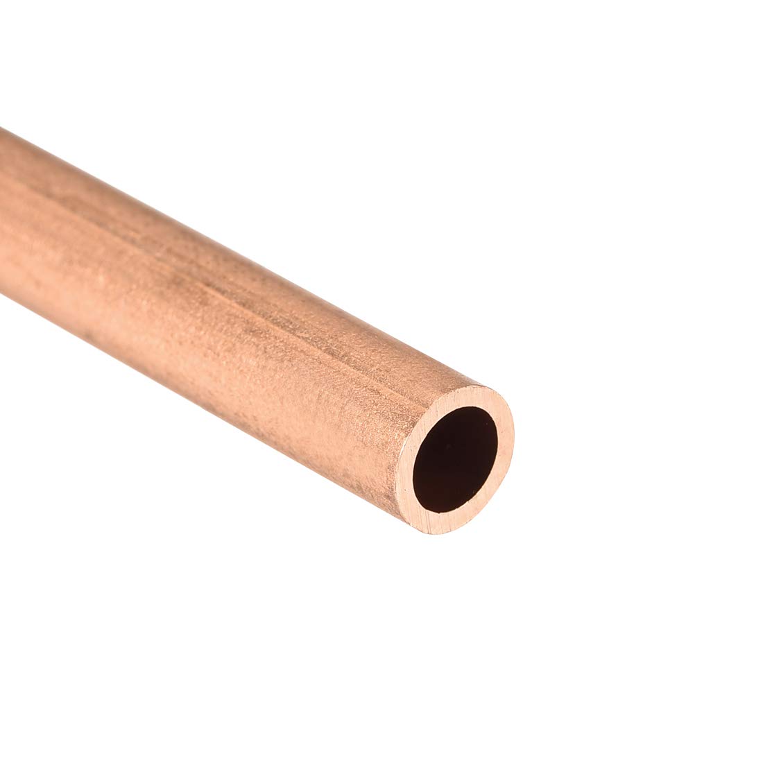 sourcing map Lot de 2 tubes ronds en cuivre, diamètre extérieur de 7 mm, épaisseur de paroi de 1 mm, longueur de 300 mm