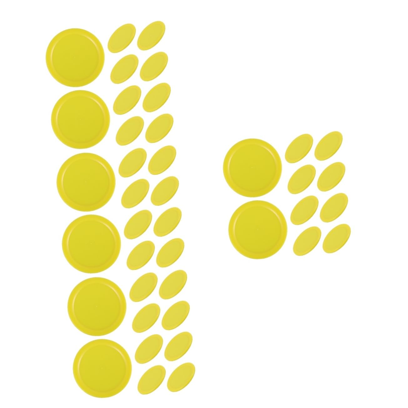 Happyyami 4sets Ice Hockey Mini Foam Hockey Game Supplies Table Replacements Accessories 10pcs*4