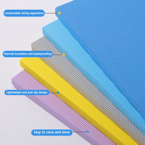 CIEOVO 5 Pack Poolside Seats Mats for Edge of Pool - EVA Foam Pool Edge Cushion Poolside Mat Pool Edge Seating Pad for Summer Outdoor Beach Poolside Accessories by CIEOVO - Used condition - Image 3