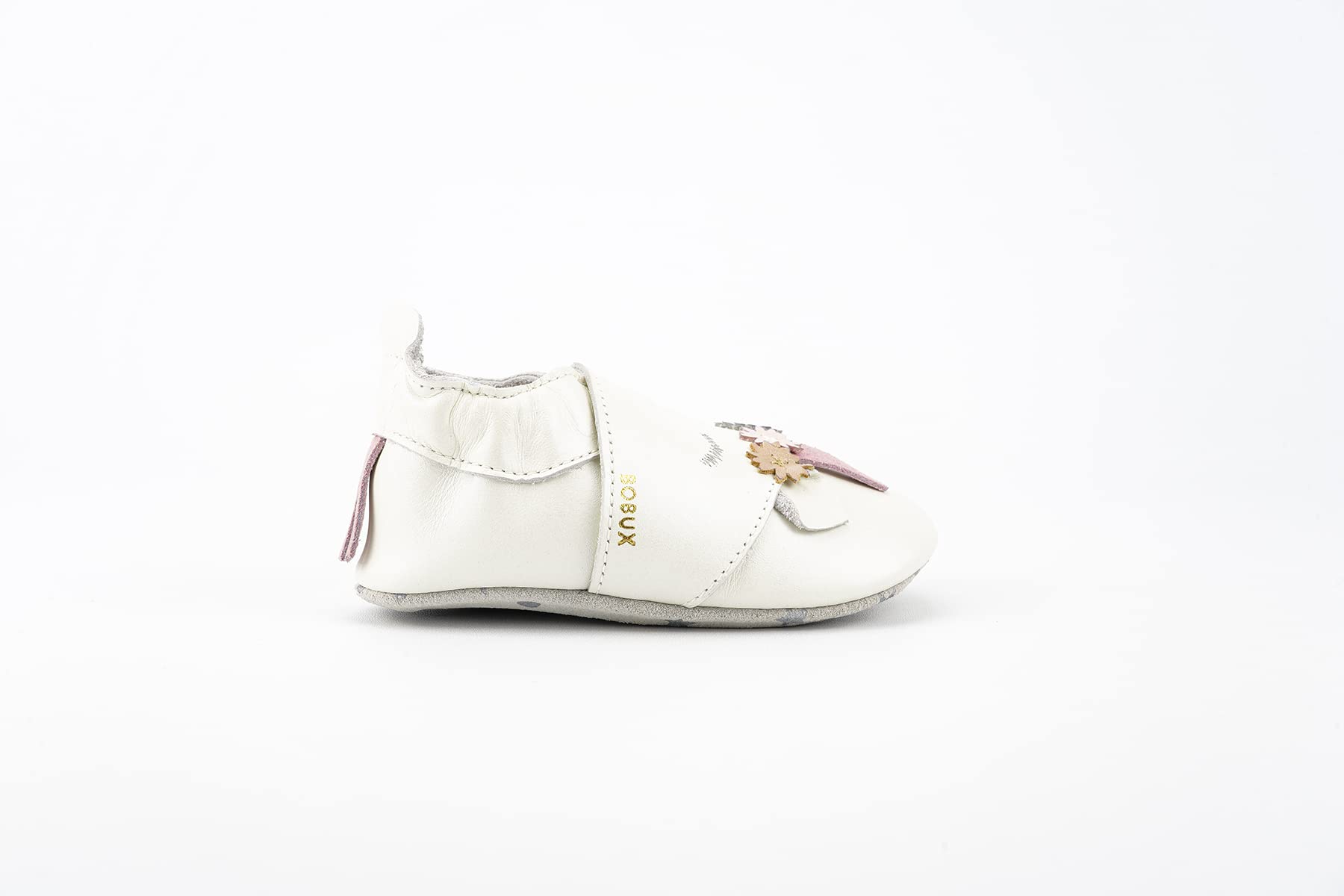 Bobux Soft Sole Dream Pearl Unicorno Scarpa per Bambini E Neonati in Morbida Pelle. (21-27 Mesi)