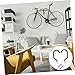 EXHUMKY 2pcs Heavy Duty Bike Hooks for Wall Ceiling Storage Bike Hanger with Expansion Bolts for Tools and Equipment Space-Saving Design