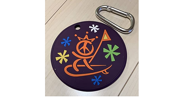 Scotty Cameron - スコッティキャメロン　ピースサーファーパッティングディスク　パープル　バッグタグ スコッティキャメロン ピースサーファーパッティングディスク