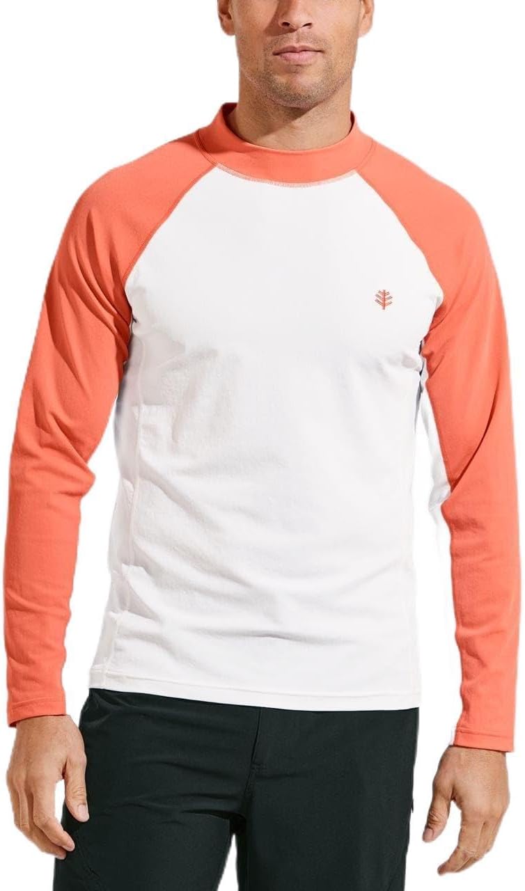 Men's Surf Long Sleeve Rash Guard - UPF 50+ Sun Protection - Tulum