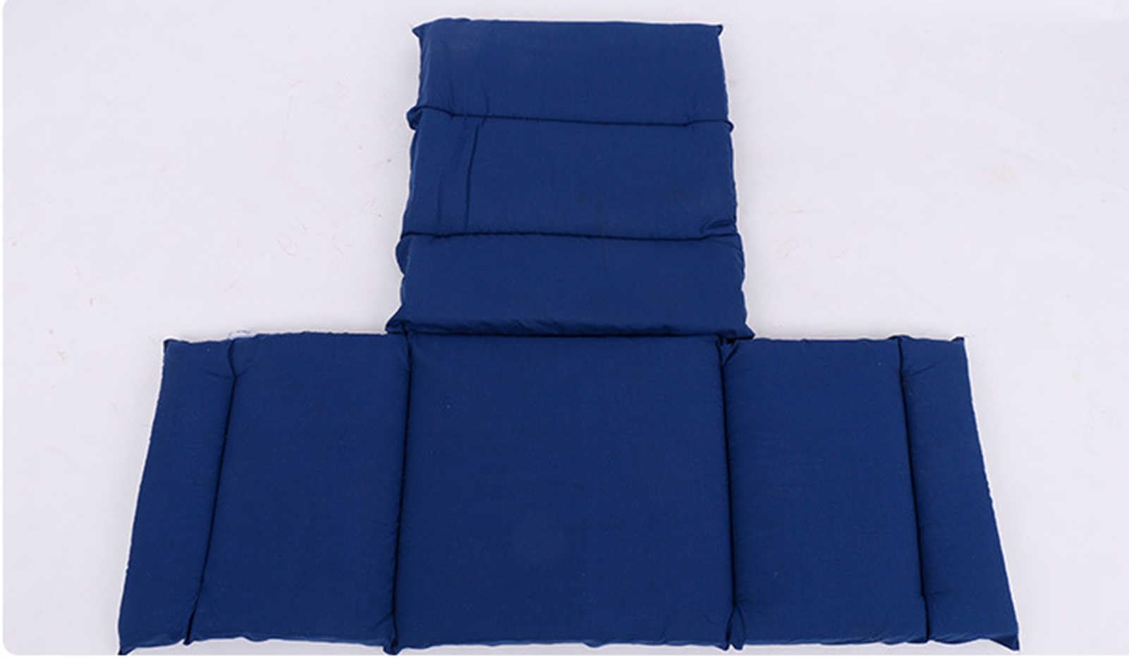 Cojín para silla de ruedas con soporte de espalda integrado, superficie lavable de poliéster/algodón, soporte cómodo para una mejor postura