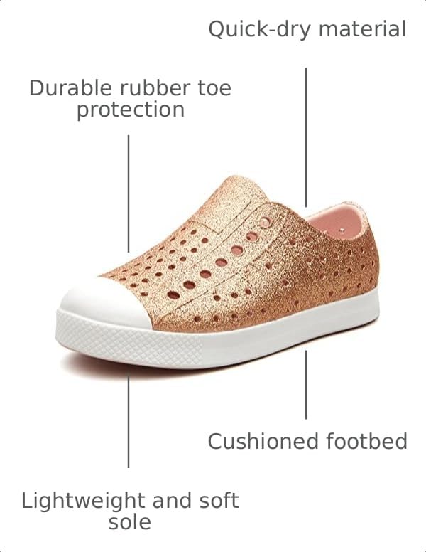 Image of Weestep Toddler Sandal for Boys and Girls Quick Dry Slip-On Lightweight Summer Water Shoe with Rubber Toe Protection