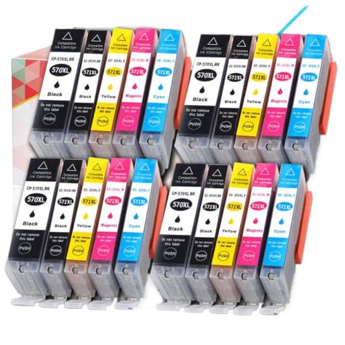 Cartouche d'encre compatible PGI-570 jet d'encre haute précision pour TS5050 MG6850