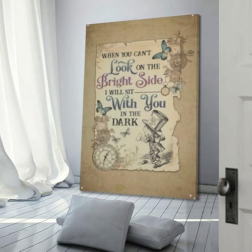 Affiche décorative sur toile salon chambre tableau citation minimaliste - 3