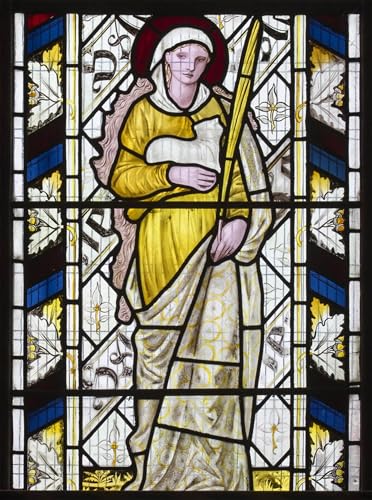 Peintures Edward Burne Jones St Agnès : grand tableau moderne de salon