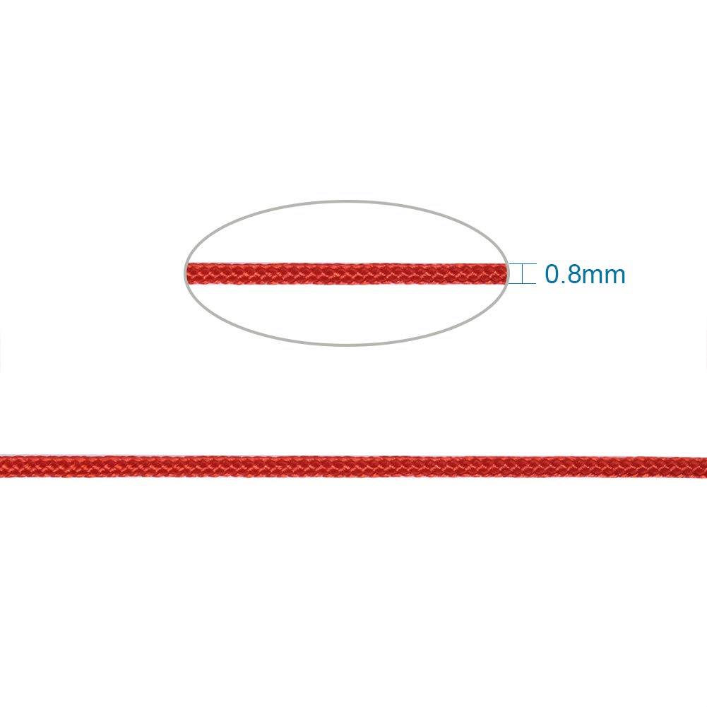 Jinlaili 0.5mm Filo Elastico di Perline, Filo Nylon Trasparente, Filo per Fabbricazione Gioielli da Braccialetti, Filo Elastico per Cucire, Spaghi di Perline, Filo Chiaro per Perline Artigianali, 100m