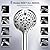 Shower Head, High Pressure 8 Mode 5'' Handheld Shower Heads with Stainless Steel Hose and Adjustable Overhead Bracket Handheld Spray Combo