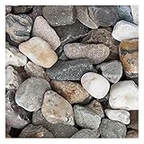 Dieser Kies eignet sich ideal als Dekoration für die Innen- und Außengestaltung