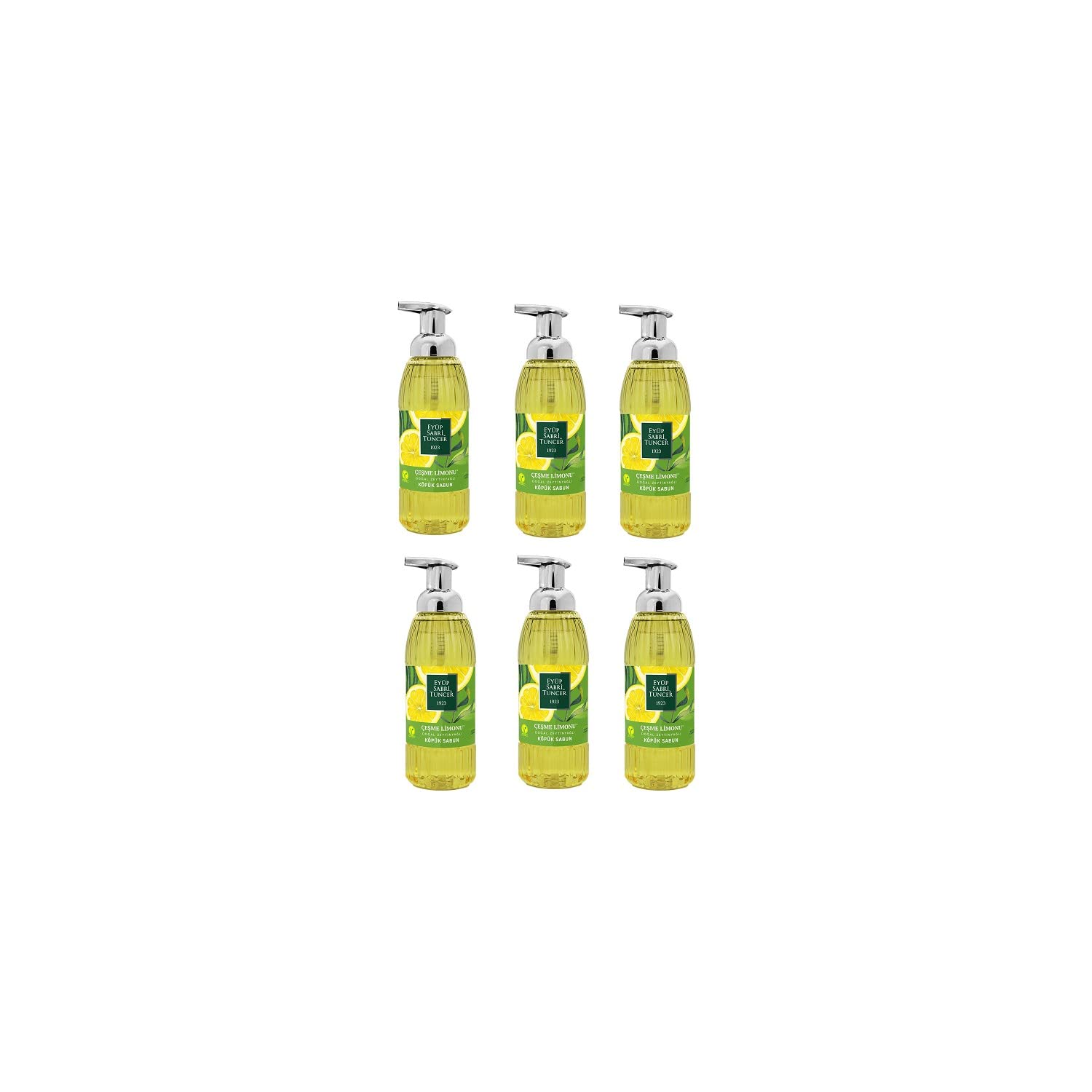 Eyüp Sabri Tuncer Çeşme Limonu Doğal Zeytinyağlı Köpük Sabun 6 x 500 ml