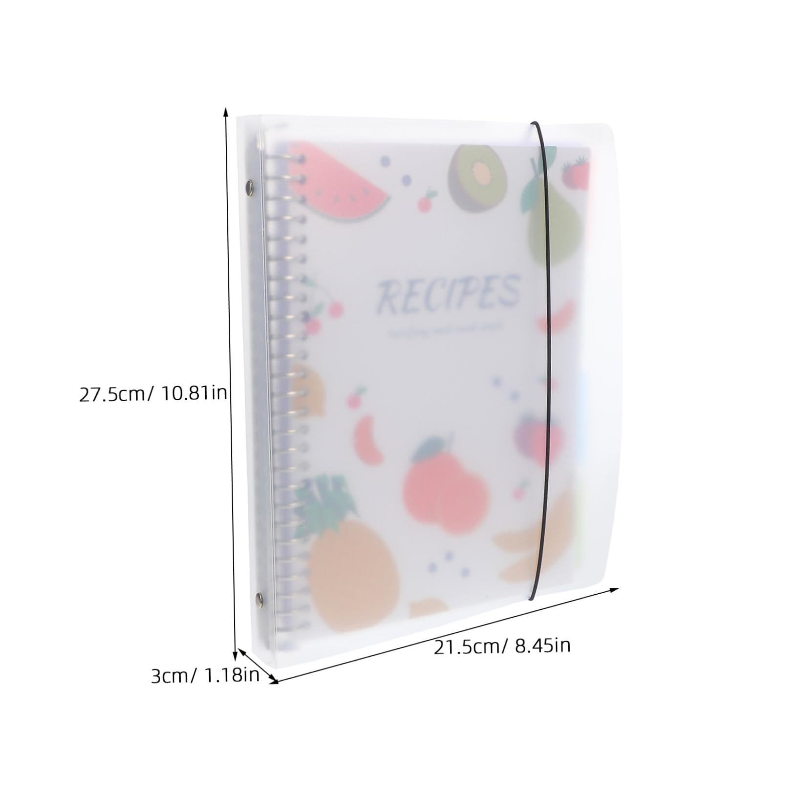 SHOWERORO Pianificatore Ricette Tascabile Multiuso Con Raccoglitore Resistente e Copertina Rigida Notebook Per Pianificazione Pasti e Note in Cucina Per Uso Quotidiano e Viaggi