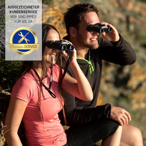 Steiner BluHorizons 10x42 Binoculars - Unique Lens Technology, Eye Protection, high Magnification - Ideal for Holidays in Sunny Countries, Outdoor Activities and Sports