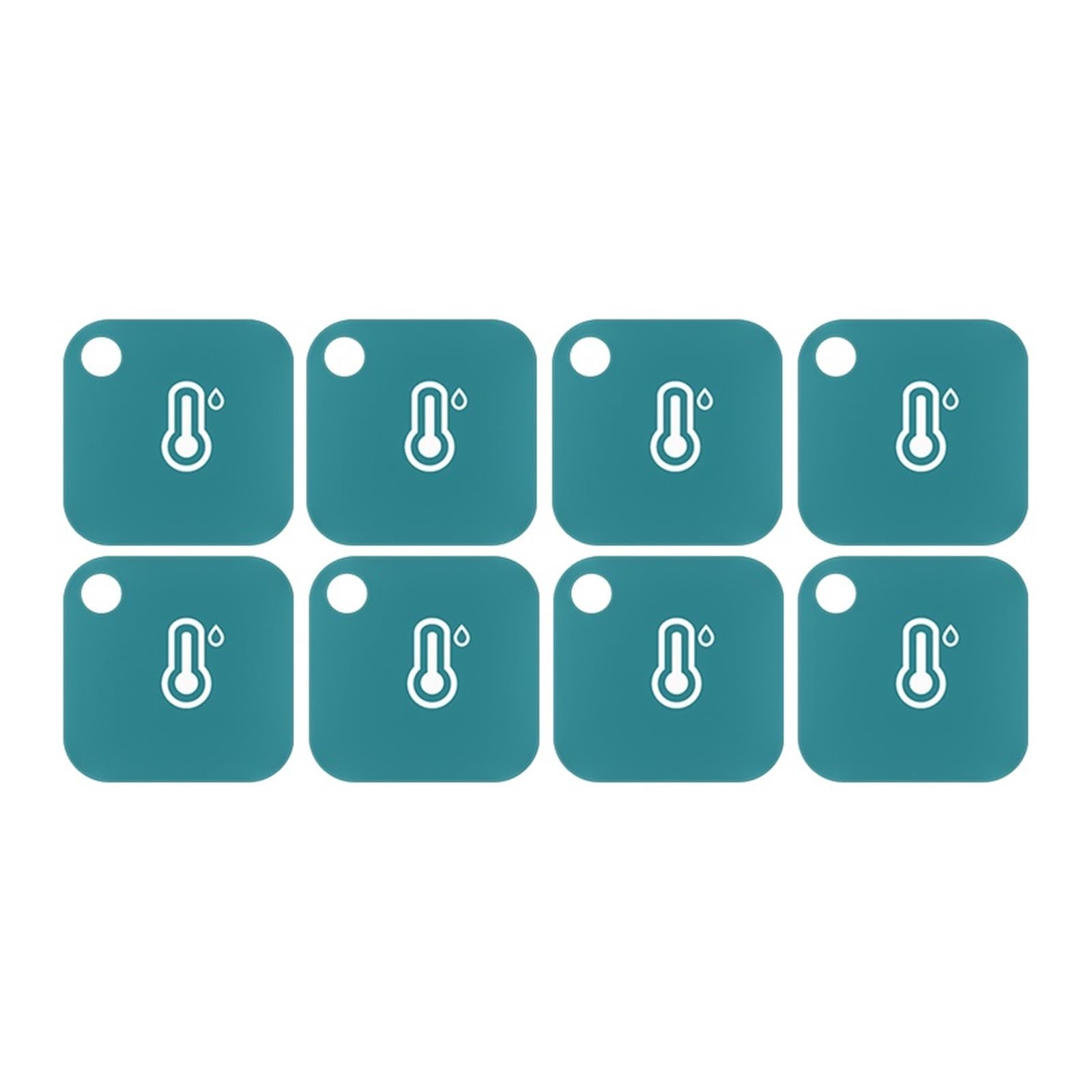 Termohigrómetro WiFi Sensor De Temperatura Monitoreo Bluetooth Termómetro Inalámbrico Higrómetro Monitor Remoto Aplicación De Alerta For Refrigerador(8 pcs)