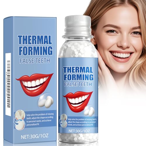 Tooth Repair Kits, Temporary Tooth Filling Kit, Tooth Filling Repair Kit for Emergency Fixing Dislodged Crowns False Teeth (Blue)