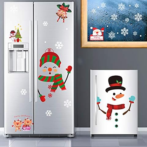 Whaline 64Pcs Christmas Stickers for Decoration Cover