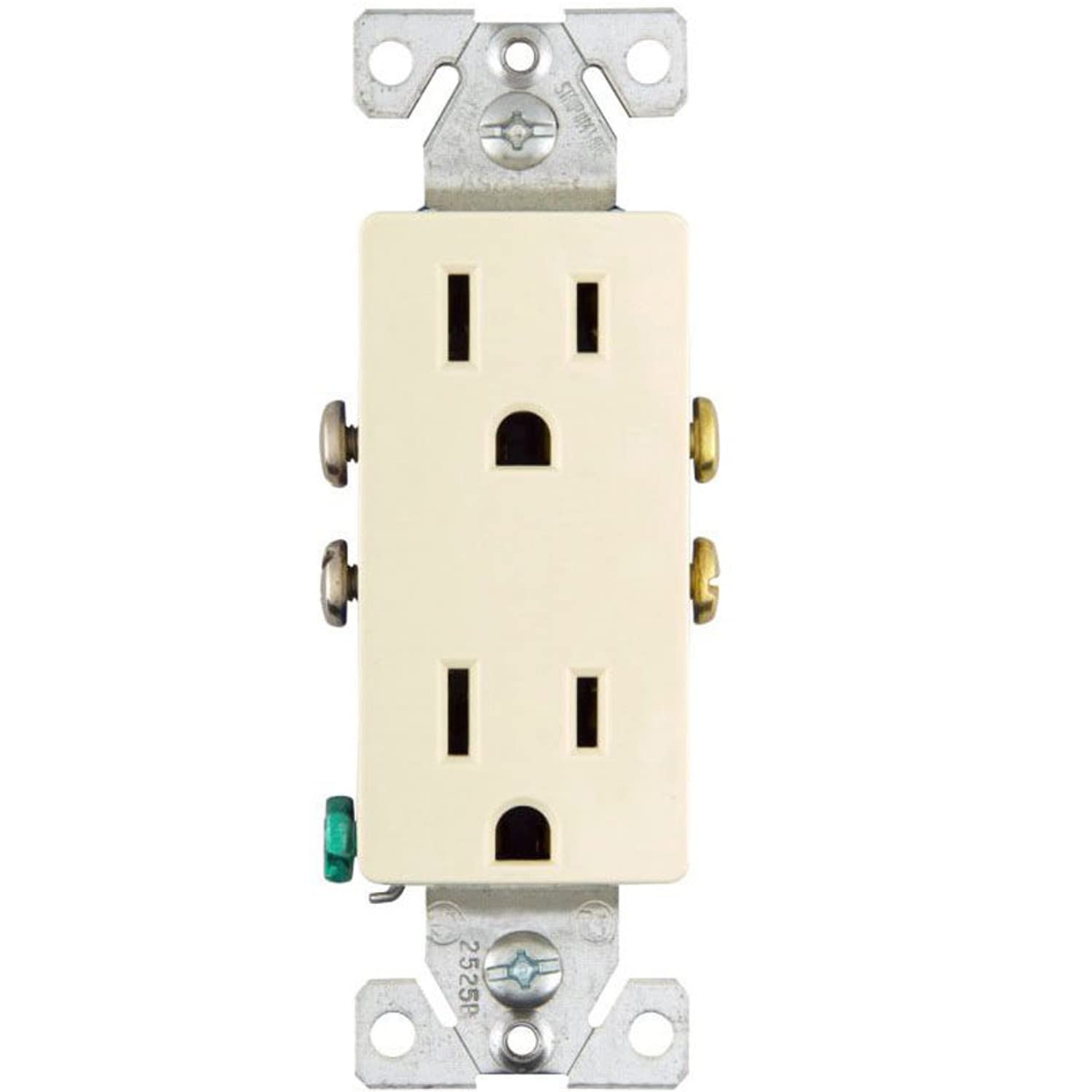 4K Ultra HD Oultet Receptacle Wall Socket Wi-Fi Pinhole Nanny Spy Camera - 120V AC Wired Uses Existing