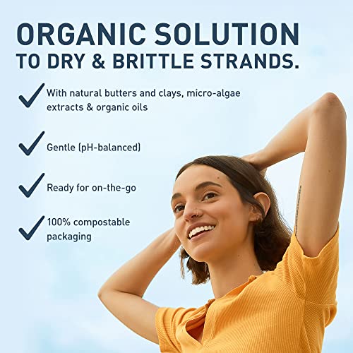 Tanit Ciel D'azur Solid Conditioner Bar, All-Natural Hair Conditioner Bar For Dry, Brittle And Frizz Control, Vitamin-Enriched For Oily Hair, Peach And Vanilla Scented, 2.2 Oz #TOP4