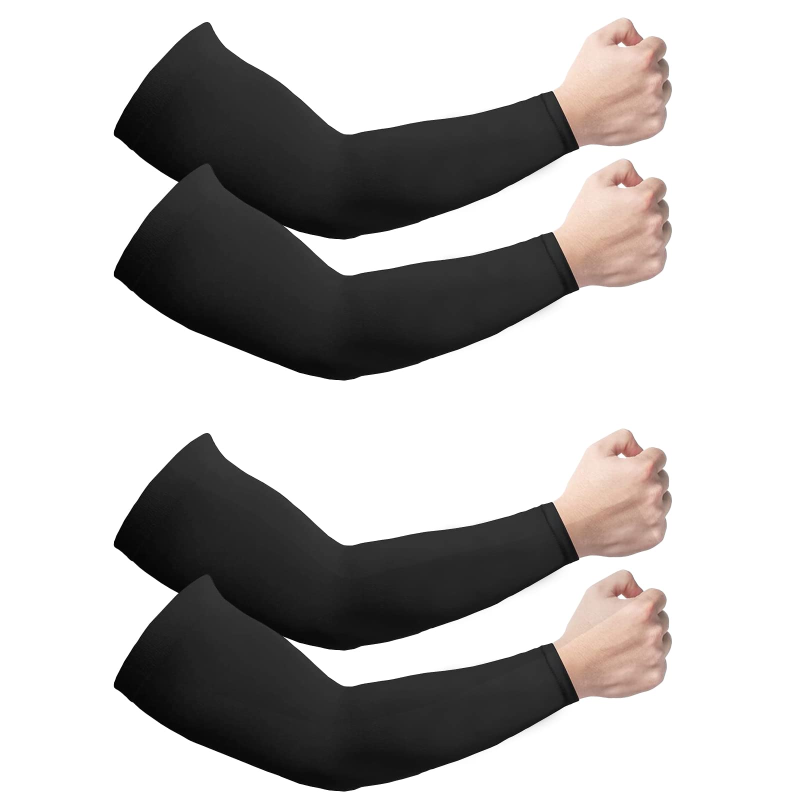 MejawdaUV Protection Arm sleeves Cooling Compression Strong Soft Stretchy UPF 50+ For All Outdoor Sports Running Cycling Hiking