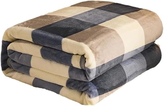 Fleece Blanket Sofa Throw, Soft Warm Throws Blanket for Couch, Fluffy Flannel Bed Blanket for Bedroom, Couch, Travel, Kids, Bedroom Accessories A,100 * 150cm