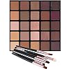 Matte-and-Shimmer-Eyeshadow-Palette-Vodisa-25-Long-Lasting-Blendable-Warm-Eye-Shadows-Glitter-Makeup-Kit-Make-Up-Brushes-Set-Nude-Smoky-Waterproof-Beauty-Cosmetics-High-Pigment-Powder-Pallet-25B Vodisa Nude Neutral Eyeshadow Palette, Matte and Shimmer Eye Shadows Long Lasting Blendable Eyeshadow with Makeup Brushes Set Warm Brown Waterproof High Pigment Powder Pallet 25B