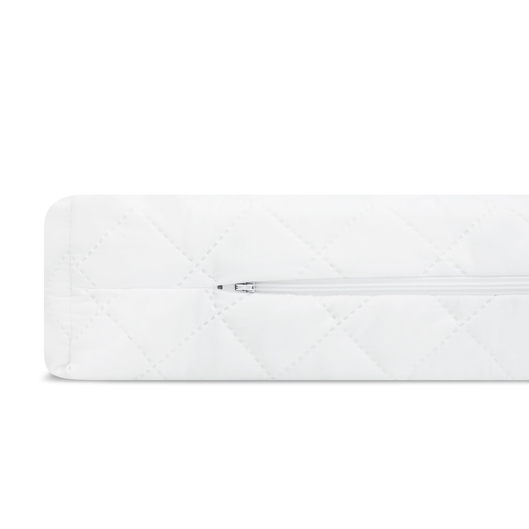 Love For Sleep PARIS Lettino compatto per neonati 100x50 cm in legno di pino con materasso trapuntato, bianco