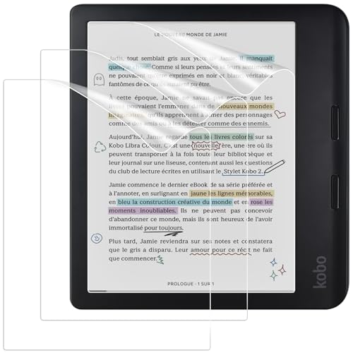Caweet Screen Protector for Kobo Libra Colour 7 Inches 2024/Kobo Libra 2 E-Reader 7