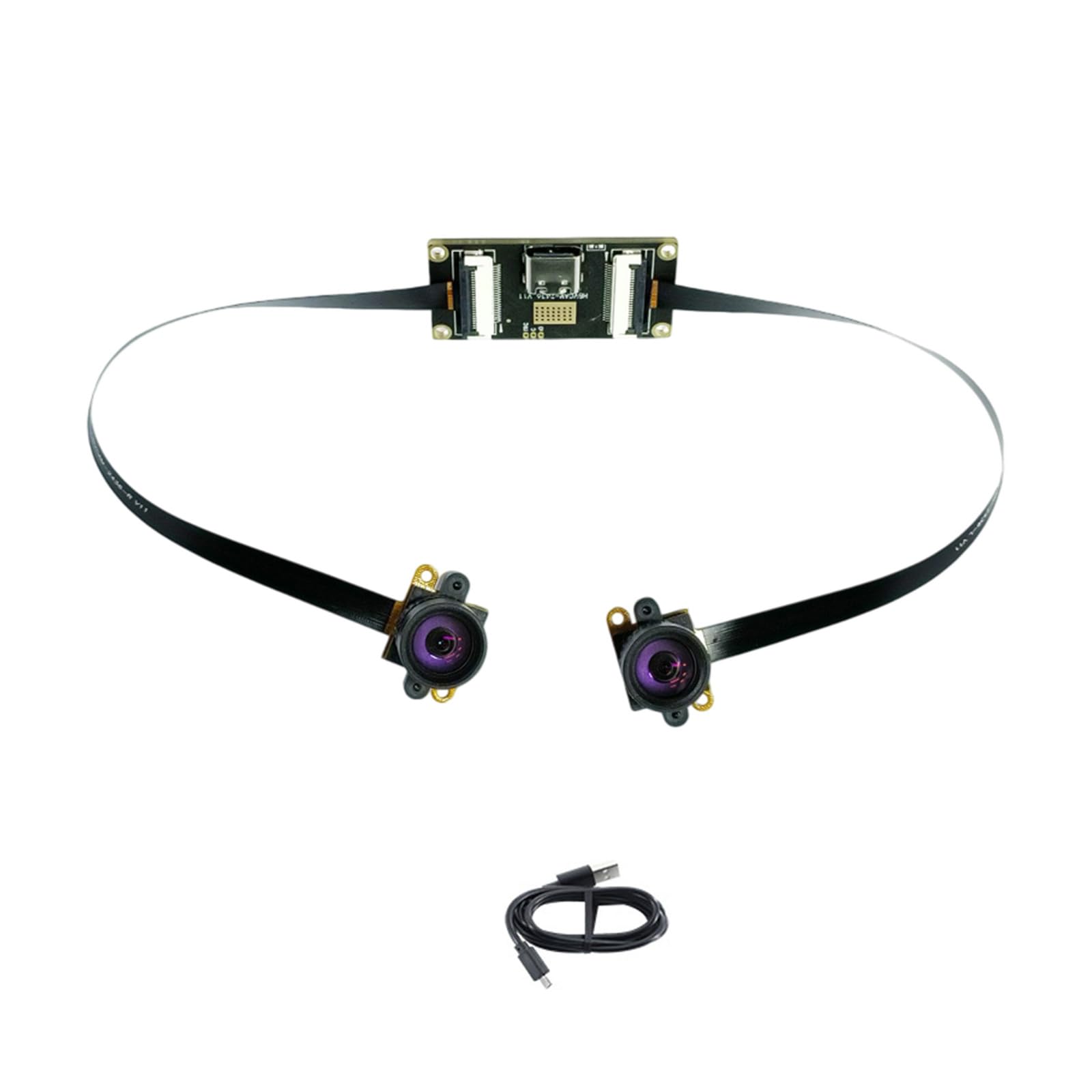 Obiettivo webcam USB, 120 fps, acquisizione a velocità rapida, risoluzione 2560 x 720, per più piattaforme, fotocamera USB industriale