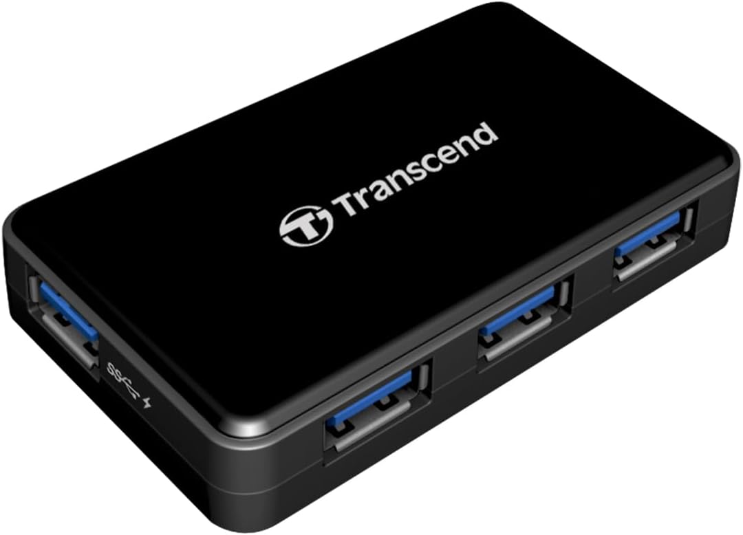 USB 3.0 4-Port Hub TS-HUB3K, Black
