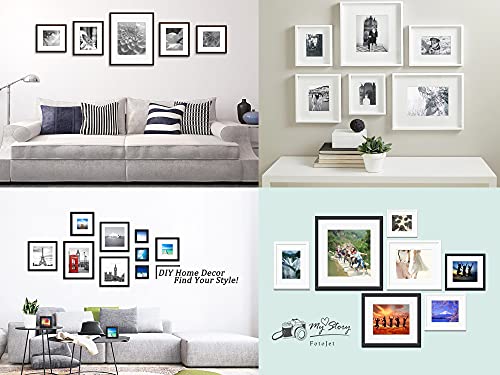 Luofu 10X12 Picture Frames Set Of 2,Black Picture Frame 10X12,Display Pictures 7X9 With Mat Or 10X12 Without Mat,Multi Photo Frames Collage For Wall Art Decorative Or Tabletop Display #TOP5