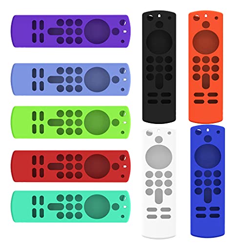 Capa protetora de silicone para controle remoto Alexa Voice 3ª geração - 2021 à prova de choque, cap