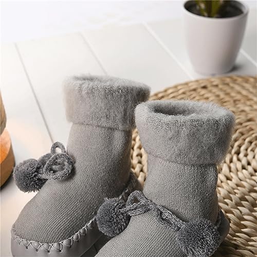 Toddler Girl Shoes Toddler Baby Floor Socks Thickened and Fleece Warm Toddler Shoes Non Slip for Shoes Baby Girls3