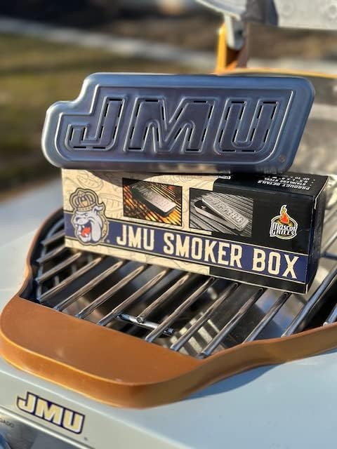 Miniatura 6 de JMU - Caja de ahumador de virutas de madera, acero inoxidable para barbacoa y ahumadores de carne, caja para astillas de madera, los mejores