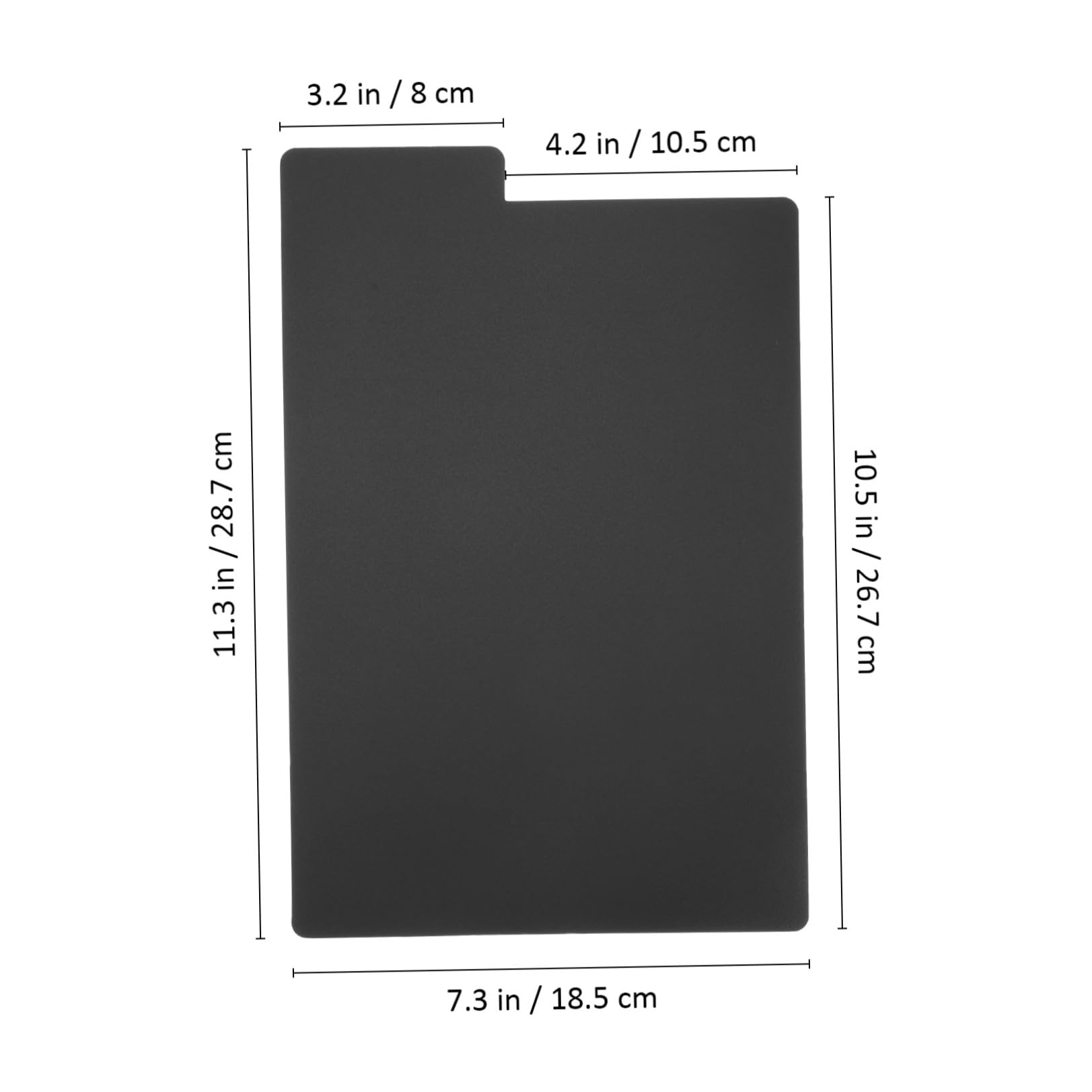 BESTOYARD 20 Stück Teiliges Schwarze Vinyl Buchtrenner mit Beschreibbaren Index Tabs Langlebige Trennwände für Bücher Schallplatten Comic Alben und Fotos Praktische Regalteiler für Flexible