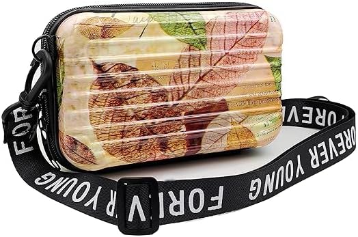 HAYSCH, 3D Sling Box Bag/Forever Young Sling bag/Cross body Shoulder bag/Stylist Cosmetic Bag/Women Sling Bag/Trendy Suitcase Type Bag For Girls