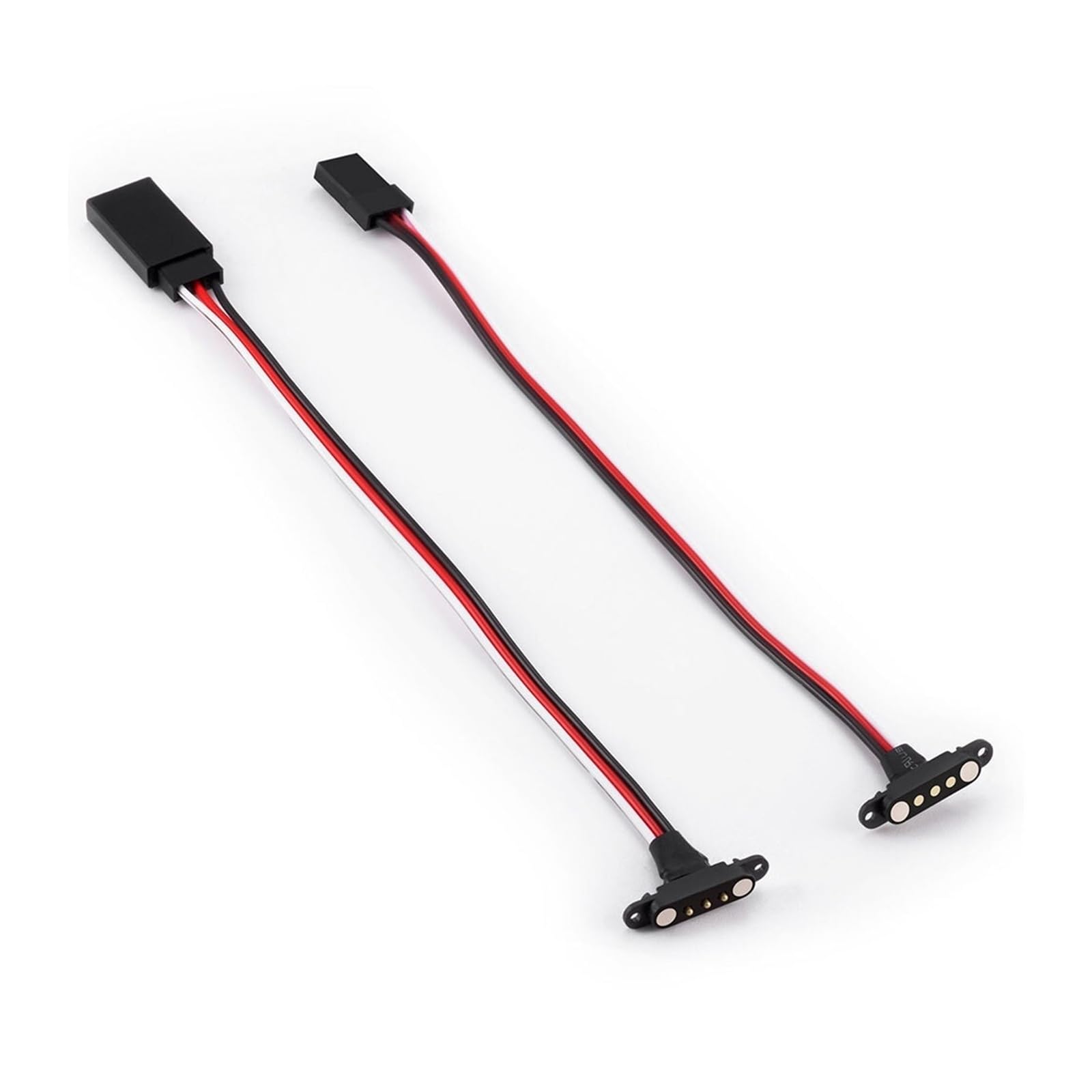 MIBIDAO Magnetic Snap-on JR/ZH1.5 Extension Cable for RC Car Plandeks Lighting Systems (JR Cable)